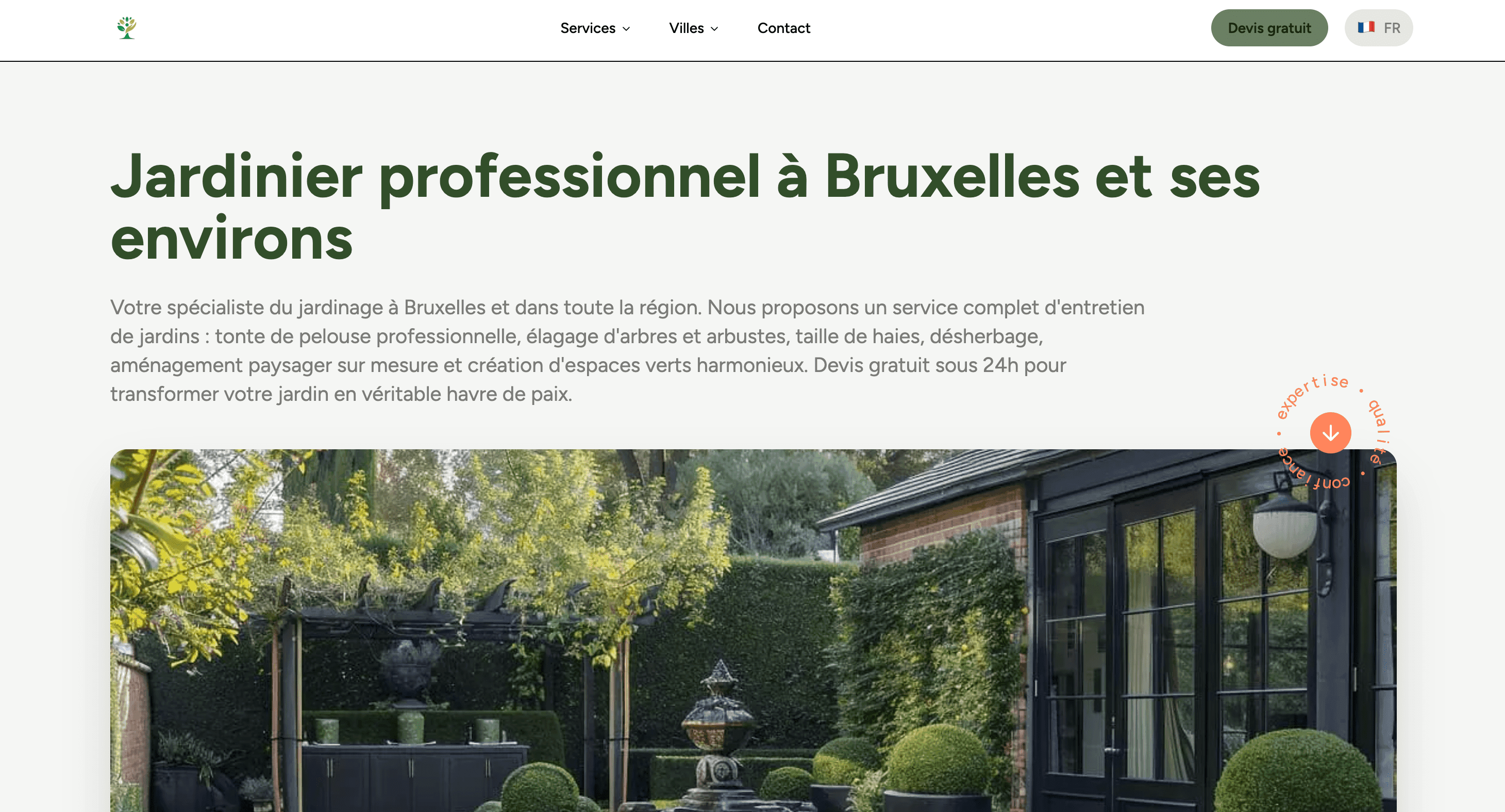 Jardinier Belgique - Screenshot 1
