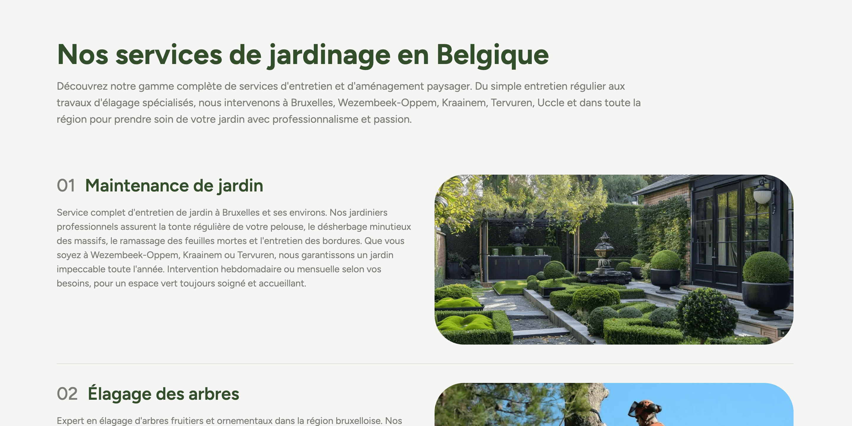 Jardinier Belgique - Screenshot 3