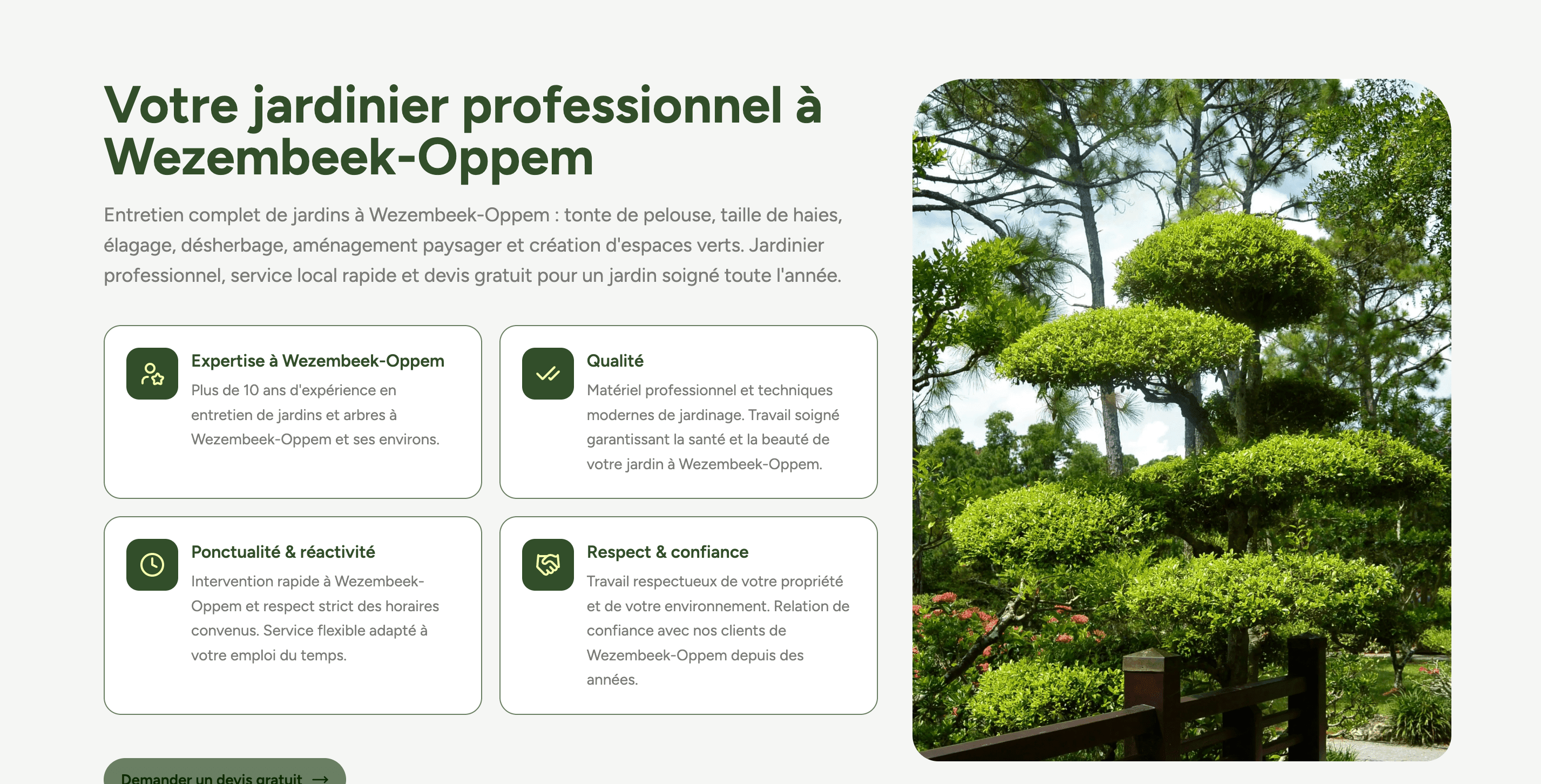 Jardinier Belgique - Screenshot 4