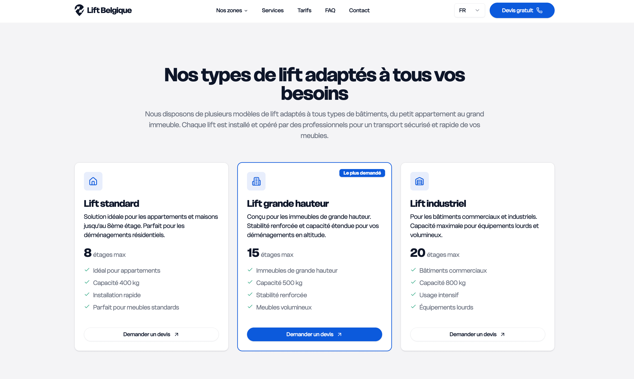 Lift Belgique - Screenshot 2