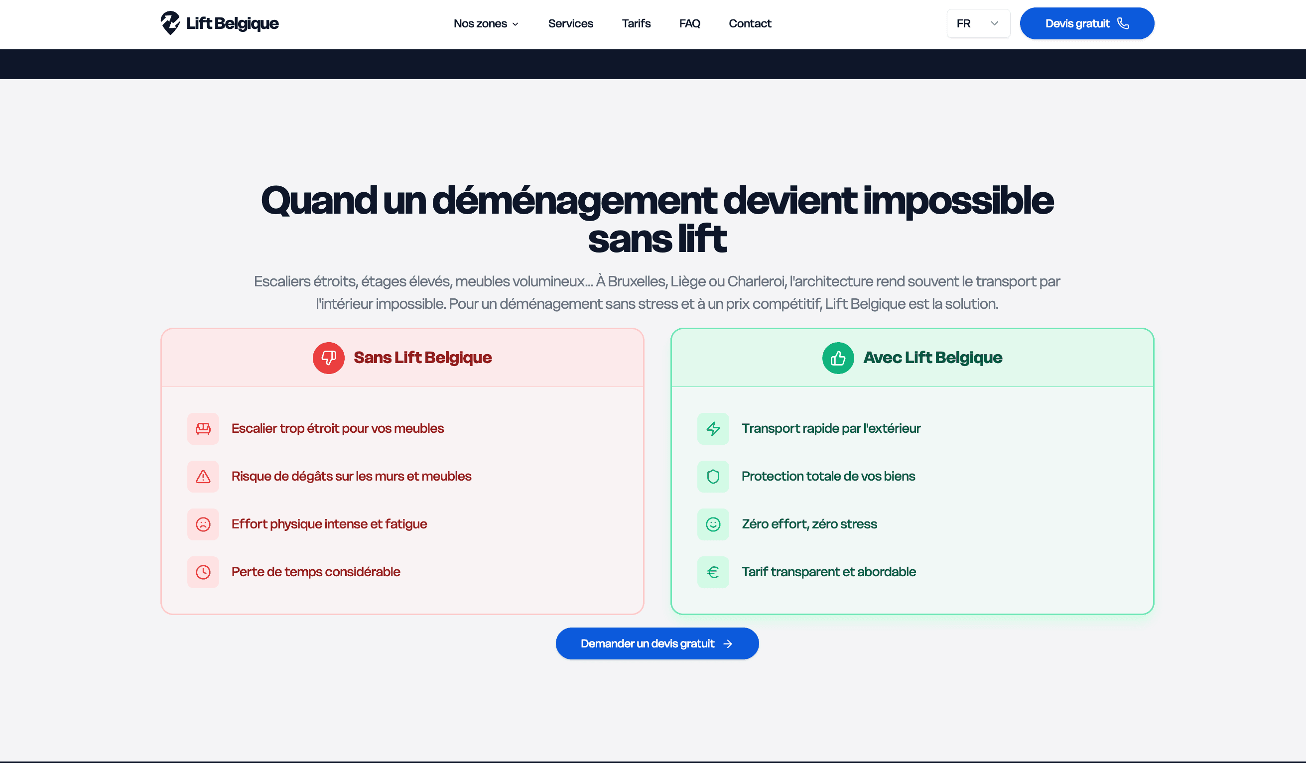 Lift Belgique - Screenshot 3